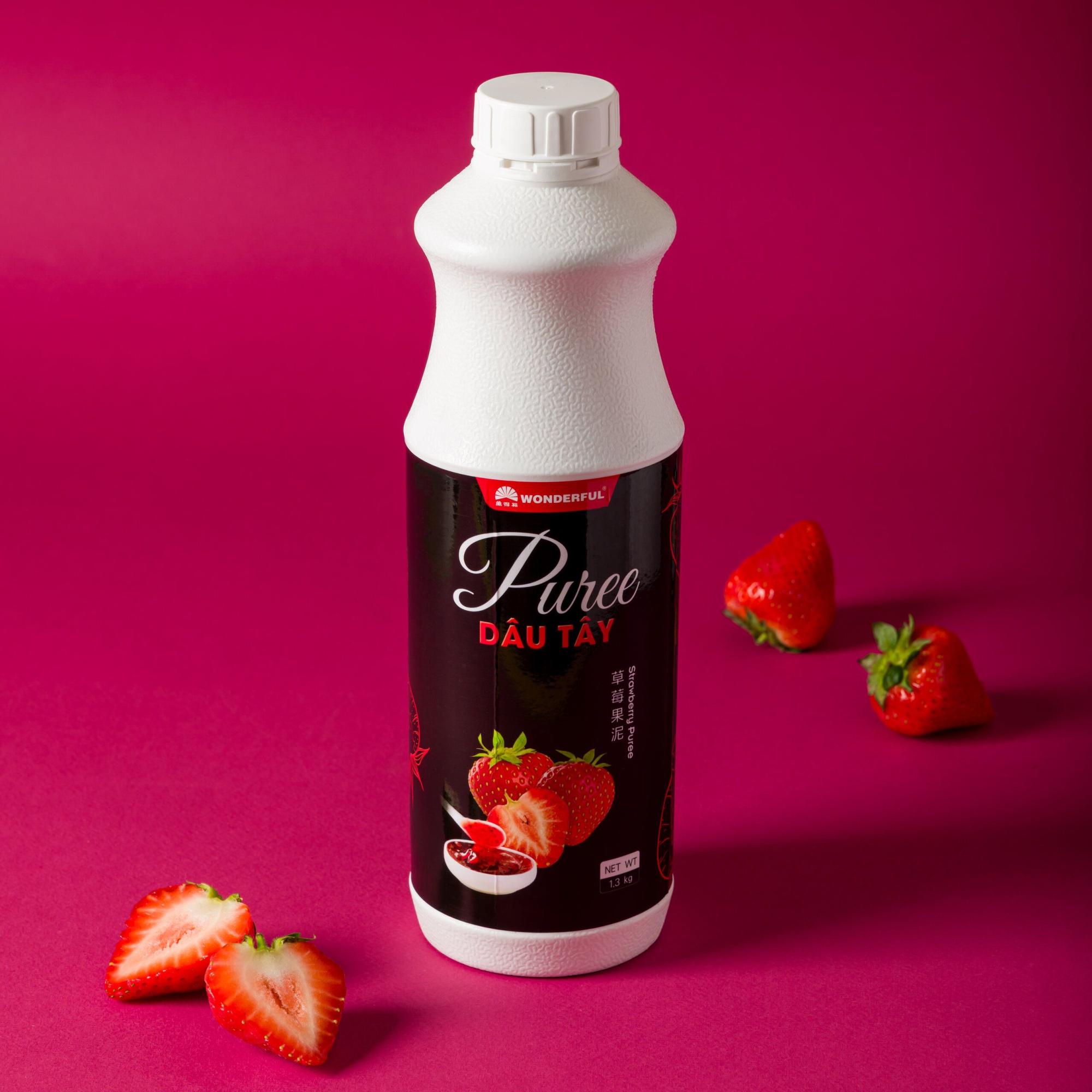 Пюре Премиум Клубника (ингредиент для Bubble Tea и десертов)